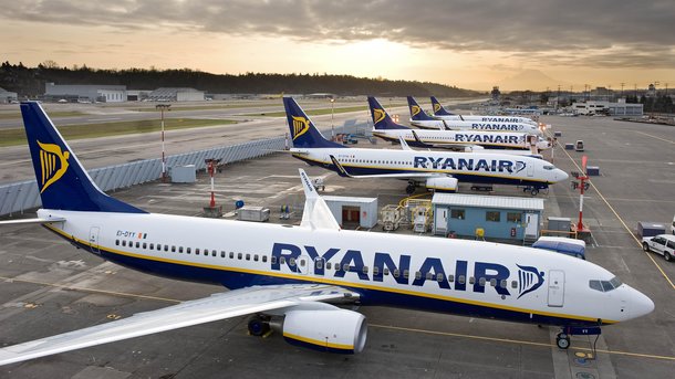 10 липня 2017, 14:32 Переглядів:   Ryanair збирається літати з України