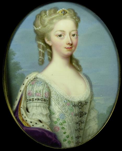 Portrait of Anne, Princess Royal and Princess of Orange (1709-1759) (1736)   Анна Ганноверська, принцеса Оранская (англ
