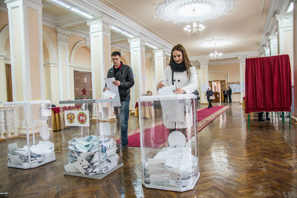 Станом на 18 годину за московським часом все в Росії проголосувало 39,37 \% громадян