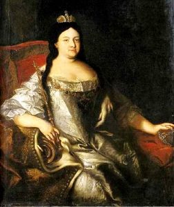 Після смерті   Петра II   Анна була запрошена 25 січня 1730 року на   російський престол Верховним таємним радою за пропозицією В