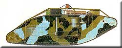 Танк Mk V став останнім масовим танком, які мали характерні скошені обриси, і став першим, в якому була застосована вдосконалена коробка передач