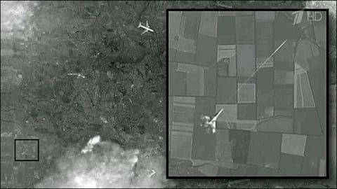 Територією, погодних умов, розмірності літаків знімок повністю відповідає обставинам катастрофи