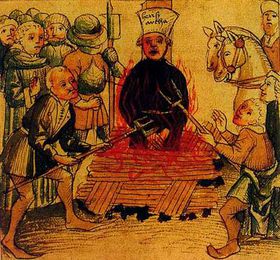 Спалення Яна Гуса   Але давайте все-таки трохи повернемося до історії виникнення Чехословацької гуситской церкви