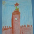 Конспект заняття з малювання «Спаська вежа»