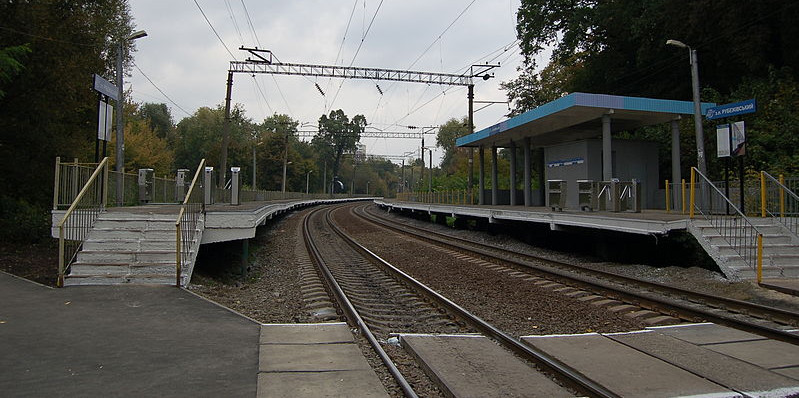 Станції, що з'єднують шлях кільцевого електропоїзда і гілки київського метрополітену: ст