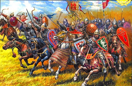 Чисельний склад полку не було визначено, чи, інакше кажучи, полк не був певною одиницею організаційного поділу, хоча в битві, при розстановці військ в бойовий порядок, розподіл військ на полиці мало значення