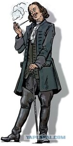 У нас на Русі куріння стало звичаєм з Петра I, який сам курив і навіть насмілювався складати курильні трубки на манер архієрейських дикирій (двухсвечніка) і трикирій (трисвічник) і «благословляв» ними народ під час своїх п'яних «асамблей»