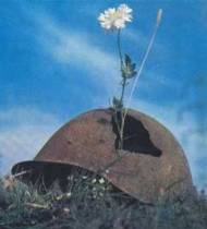 Там, де двісті днів і ночей   Бушувала велика битва,   Там, де кров'ю тисяч людей   Кожен метр землі був просякнутий,   Там, де сила радянських солдатів   Поторощить фашистську силу, -   Там давно вже гармати мовчать   І поля від згарищ охололи