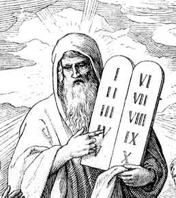 У Старому Завіті Бог через Мойсея дав 10 заповідей, а потім в Новому Завіті Господь дав 9 Заповідей Блаженства