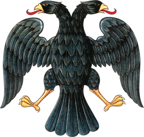 Комісія Тимчасового уряду прийшла до висновку, що сам по собі двоголовий орел не несе в собі ніяких монархічних або династичних ознак, тому його, позбавленого корони, скіпетра, держави, гербів царств, земель і всіх інших геральдичних атрибутів «залишили на службі» - абсолютно голим