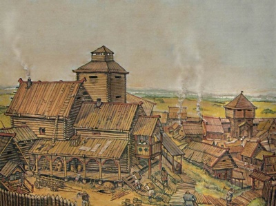 Псков того часу, наскільки ми можемо його собі уявити,   відрізнявся дуже характерним виглядом