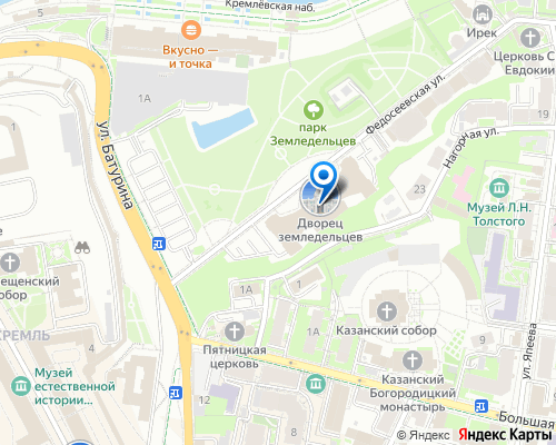 Палац на мапі