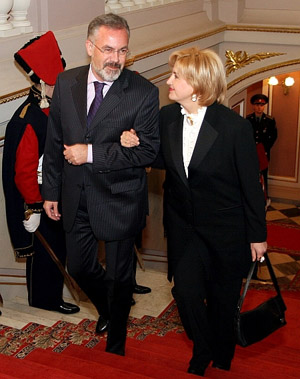 Дмитро Табачник з дружиною - Тетяною Назарової