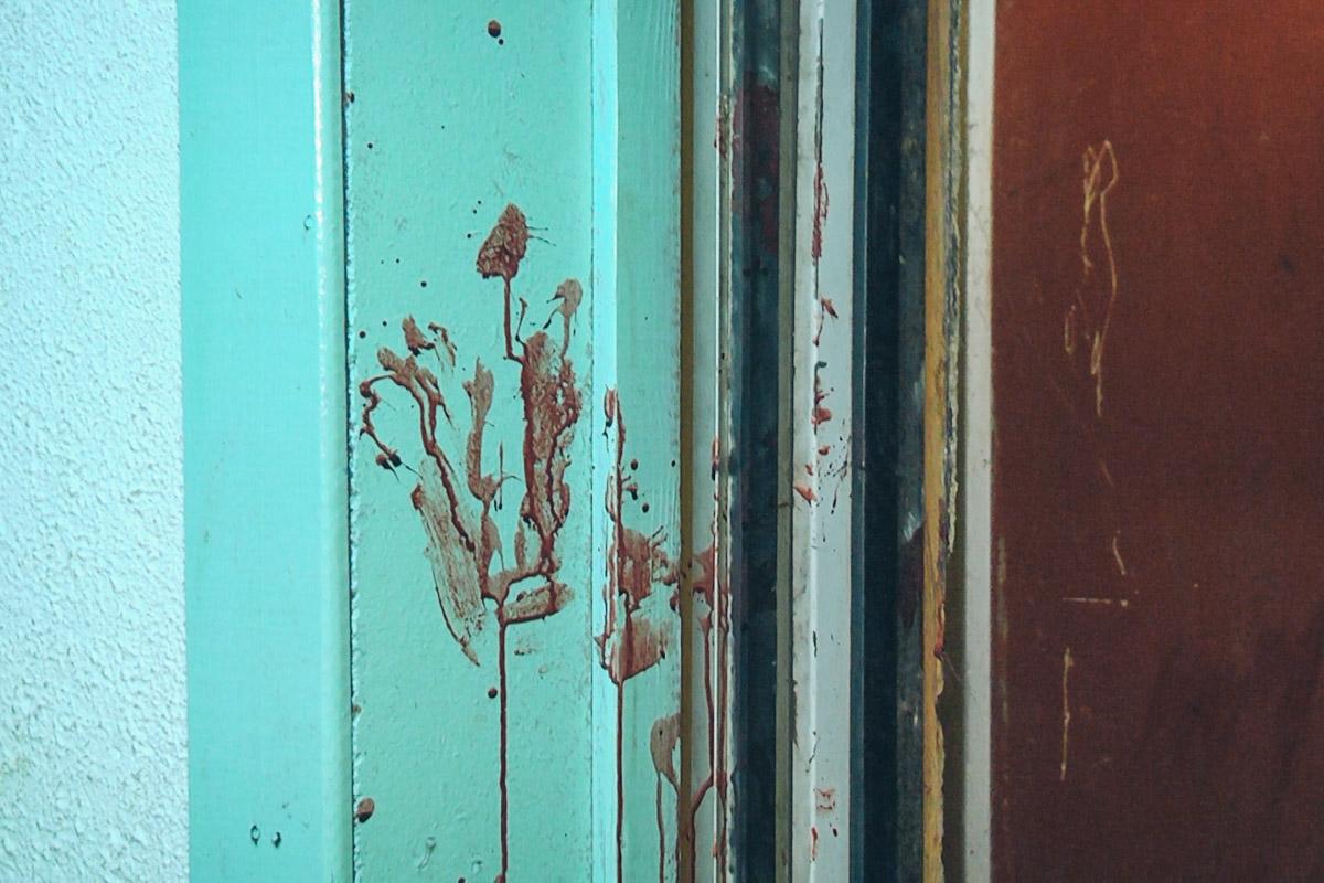 Неподалік від місця події правоохоронці виявили ніж і частини молотка