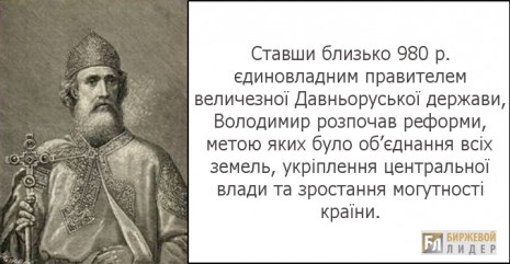 З цього часу став Володимир одноосібно княжити в усій Русі