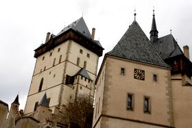 Велика вежа (Фото: Барбора Кментова)   На сходах навіть при настільки тьмяному освітленні добре видно старовинні фрески