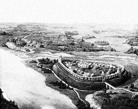 У XIV столітті замість згорілої Нижньої церкви на території замку була побудована Гродненська верхня церква