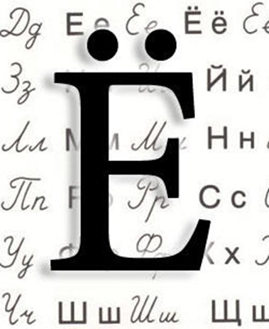 вона офіційно вважається що входить в російський алфавіт