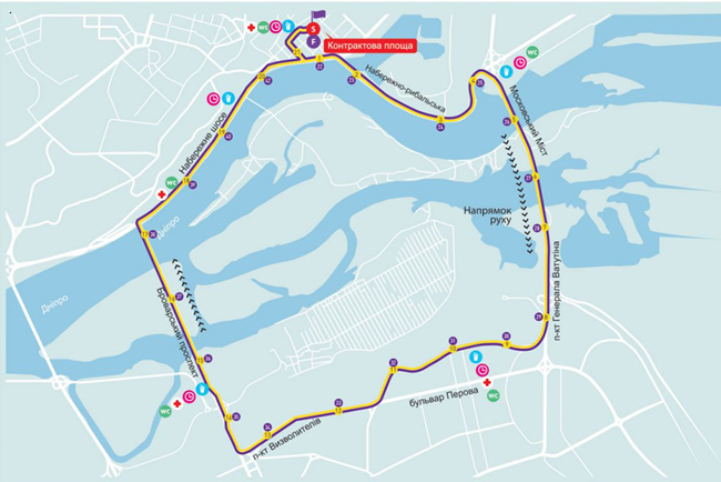 Вулиця Грушевського в Києві частково перекрита автомобілістами
