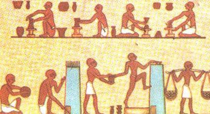 Грошей тоді ще не було, і якщо доводилося оцінювати товар, то говорили: він коштує стільки ж, як корова, або як два мішки зерна, або як десять кілець