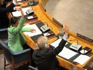 Суперничала з ним за це місце від групи східноєвропейських країн Словенія зняла свою кандидатуру після 16 раунду голосування, коли розрив між двома кандидатами зріс майже до 40 голосів, повідомляє ІТАР-ТАРС