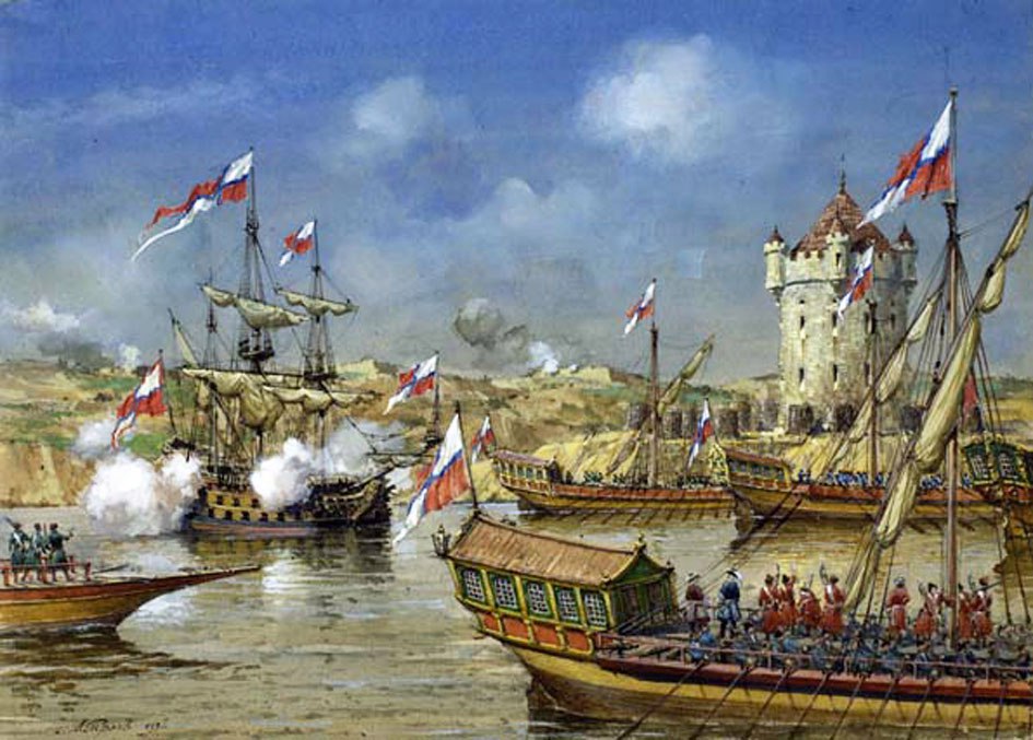 Російський флот бомбардує Азов