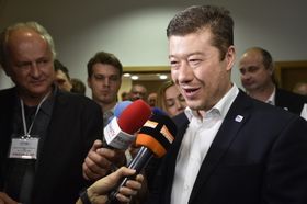 Глава SPD Томіо Окамура, Фото: ЧТК   - Мене особливо здивувало те, що теми, що стосуються Європейського союзу і взагалі закордонної політики, в Чехії не грали будь-якої серйозної ролі