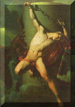 Тому Прометей, «Вогонь і Світло-дає» прикутий до гори Кавказу і засуджений на страждання »