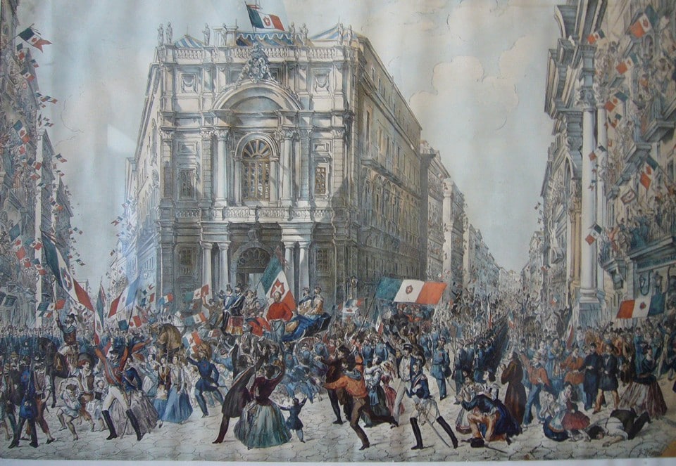 У 1842 р він знову стає учасником руху звільнення, захищаючи Уругвай від аргентинського генерала Мануеля де Росаса (Manuel de Rosas)