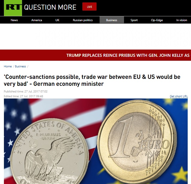 Ніяких заяв про антиамериканських санкції зроблено не було