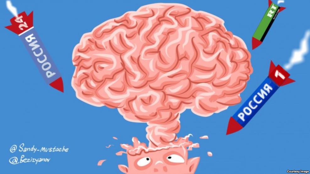 У неділю на російському телебаченні в програмі   «Вести недели»   з ведучим Дмитром Кисельовим вийшов   сюжет   про смерть російського журналіста Олександра Щетиніна в Україні