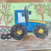 Фотозвіт про заняття з малювання «Праця людей навесні