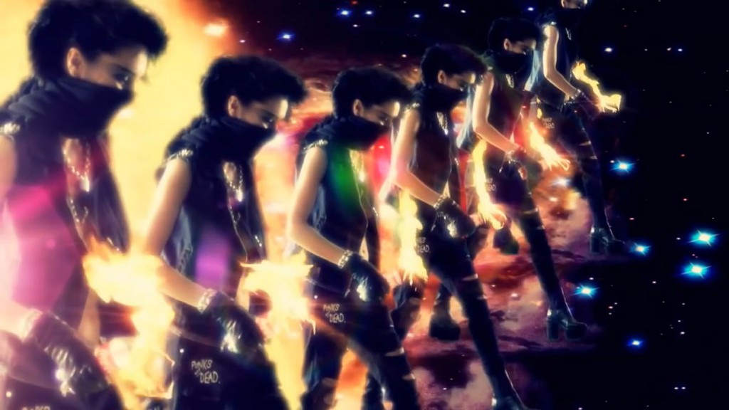 І по тексту, і по картинках в кліпі - це розпусники і блудниці і стоять за ними біси