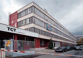 Будівля підприємства «Тесла» в Рожнові   Чехословацької розвідці тоді вдалося завербувати співробітника однієї з західно-німецьких компаній