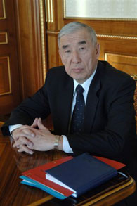 Каірбек СУЛЕЙМЕНОВ, колишній (двічі) міністр внутрішніх справ і секретар Ради безпеки РК, а нині голова республіканської Ради ветеранів генерал-полковник