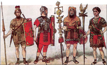 Воїни і гладіатори епохи імперії