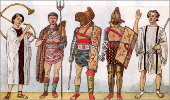 аквіліфер - прапороносець із знаком легіону - орлом (в легіоні налічувалося 4200 - 6000 воїнів: 10 когорт по три маніпула в кожній)