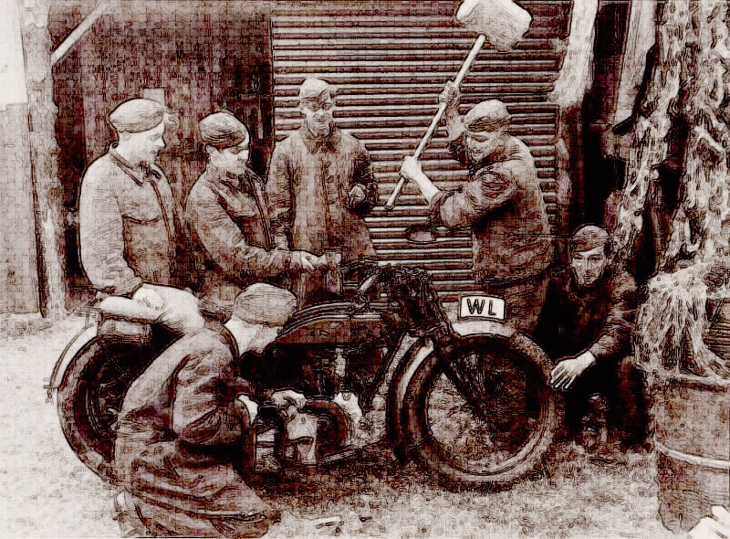 Сержант Ганс узяв труби і загін інженерів рушив в штаб, на плац, щоб уже нарешті розпочати складання «Пантери»