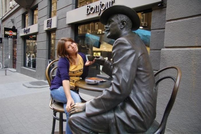 Фонтан кульбаба на Майдані