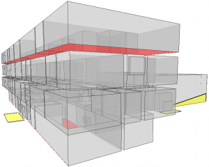 Близько тижня тому виконав розрахунок рівня забезпечення пожежної безпеки людей у ​​будівлі міської Адміністрації