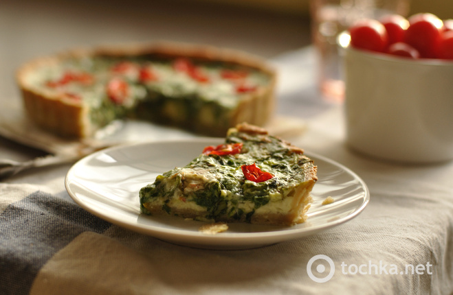 Блюдо з спаржевої квасолі: Кіш з овочами з Франції