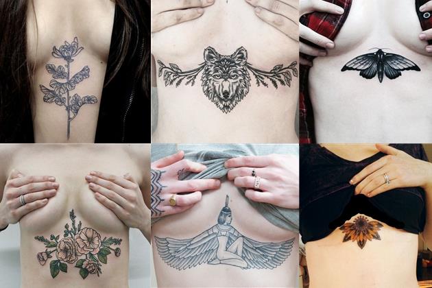 Жінки-загадки віддають перевагу тату під грудьми