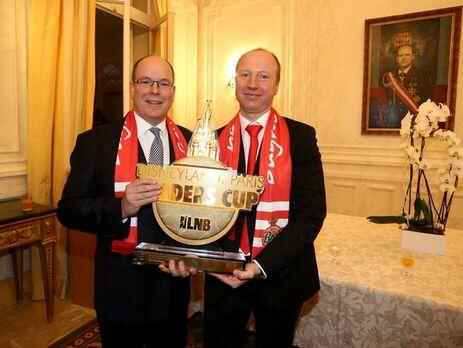 Принц Монако Альберт II і Сергій Дядечко (праворуч)