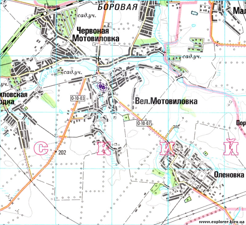 Всередині печери Карта Великої Мотовилівки: