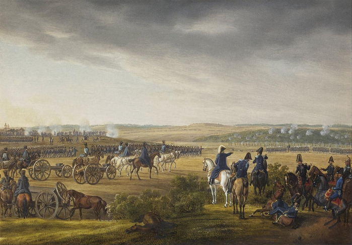 Альбрехт Адам (1786-1862) Battle of Moscow 7 Septembr 1812 year