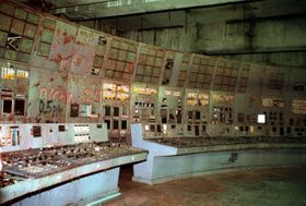 Чорнобильська АЕС після вибуху, 1986р