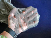 В даний час кольчуги використовуються на м'ясопереробних заводах, з плетених кілець роблять кольчужні рукавички для захисту рук