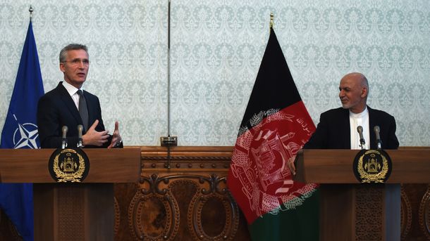 7 листопада 2018, 2:46 Переглядів:   Генсек НАТО і президент Афганістану