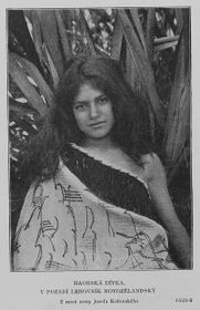Дівчина-маорі, знімок з книги Йозефа Корженского   - У Корженского не було амбіцій істинного дослідника або першовідкривача