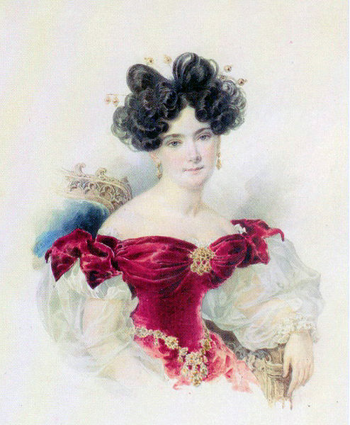 Alexander Pavlovich Brullov (1798-1877) Баронеса Наталія Вікторівна Строганова (1800-1854), ур